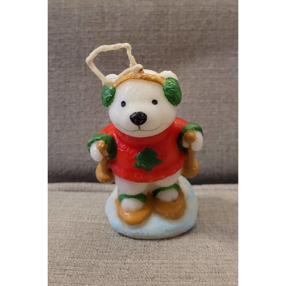 Avon Other - Vintage Avon North Pole Pals Candle Ornament Polar Bear‎ 1988 Candle